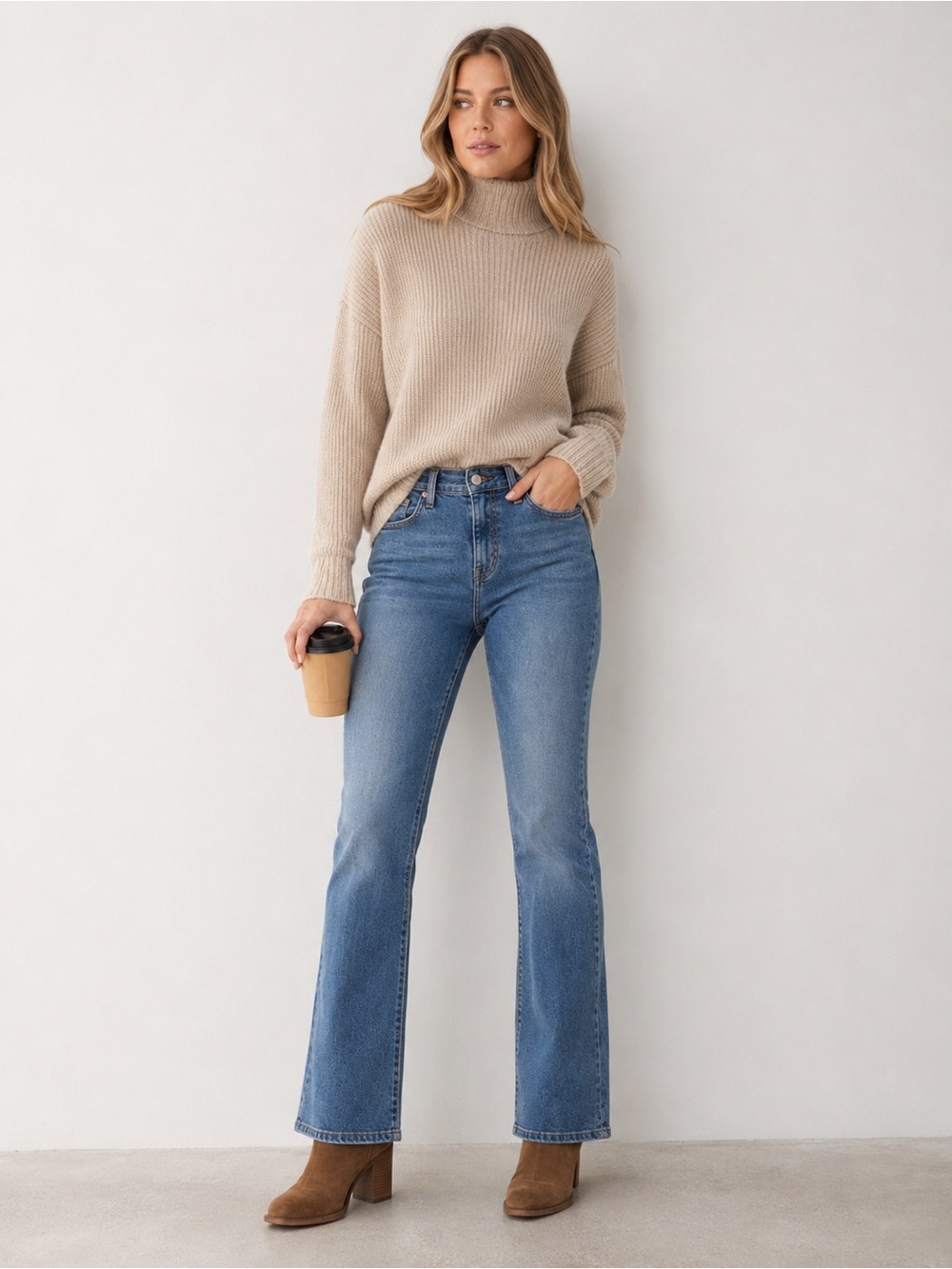 Levi’s 725 Kick Bootcut Jeans | Medium Wash | W28 L27 | Size 28